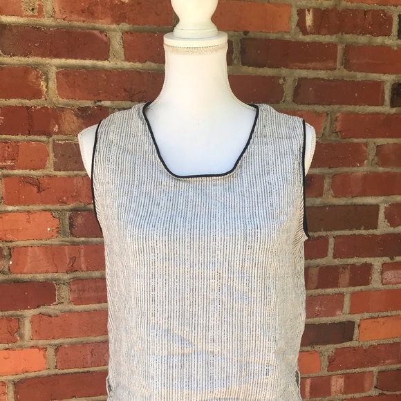 K.D. Spring Women's Reversible Jacket Blazer Tank Shell Linen Blend Sz Medium M - Picture 6 of 15